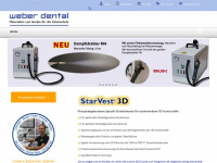 weber-dental.de Webseite Vorschau