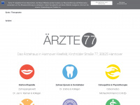aerzte77.de Webseite Vorschau