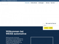 weiss-automotive.de Webseite Vorschau