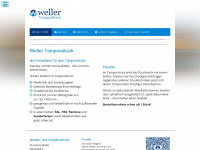weller-tampondruck.de Webseite Vorschau