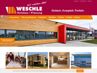 weschle-holzbau.de Webseite Vorschau