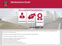 werkschutz-knoll.de Webseite Vorschau