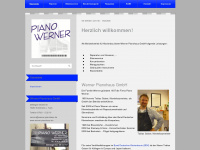 werner-pianohaus.de Webseite Vorschau