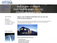 wesa-cnc.de Webseite Vorschau