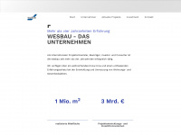 wesbau.de Webseite Vorschau