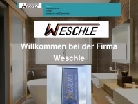 weschle.de Webseite Vorschau
