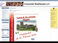 concordia-westhausen.de Webseite Vorschau
