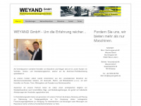weyand-gmbh.de Webseite Vorschau