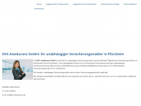 ehs-assekuranz.de Webseite Vorschau