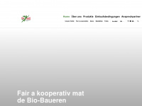 biogros.lu Webseite Vorschau