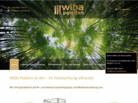 wiba-paletten.de Webseite Vorschau