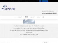 wiedmann-zahntechnik.de Webseite Vorschau
