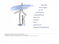 windpark-altheim.de Webseite Vorschau