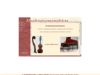 musikinstrumentenboerse.de Webseite Vorschau