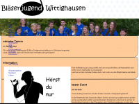 blaeserjugend-wittighausen.de Webseite Vorschau