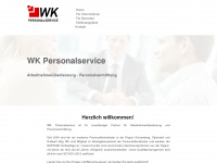 wk-personalservice.de Webseite Vorschau