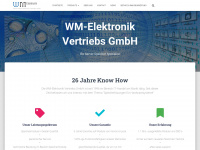 wm-elektronik.de Webseite Vorschau