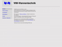 wm-wannentechnik.de Webseite Vorschau
