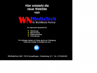 wn-mediatech.de Webseite Vorschau