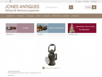 jones-antiques.de Webseite Vorschau