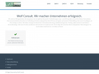 wolf-consult.de Webseite Vorschau