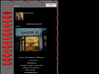 galerie33-aachen.com Webseite Vorschau