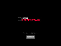 leni-riefenstahl.de Webseite Vorschau