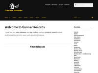 gunnerrecords.com Webseite Vorschau