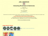 joelscoins.com Webseite Vorschau