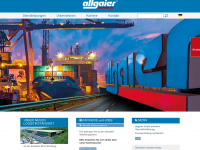 allgaier.com Webseite Vorschau