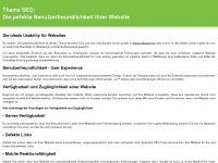 usability-idealist.de Webseite Vorschau