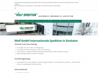 wolfsped.com Webseite Vorschau
