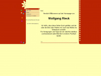 w-rieck.de Webseite Vorschau