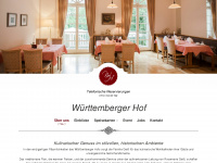 wuerttemberger-hof-ludwigsburg.de Webseite Vorschau