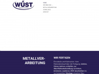 wuest-metall.de Webseite Vorschau