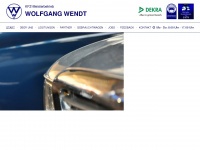 wendt-kfz.de Webseite Vorschau