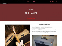koch-amps.com Webseite Vorschau