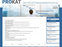 projektmanagementkatalog.de Webseite Vorschau