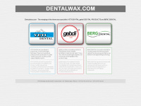 dentalwax.com Webseite Vorschau