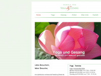 yoga-und-gesang.de Webseite Vorschau