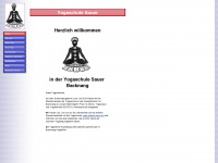 yogaschule-sauer.de Webseite Vorschau