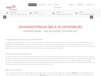 zahnarztpraxis-beck.de Webseite Vorschau