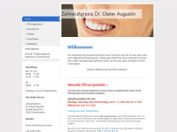 zahnarztpraxis-dr-augustin.de Webseite Vorschau