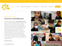 zahngesundheit-bl.de Webseite Vorschau