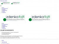 zdenka-fojtl.de Webseite Vorschau