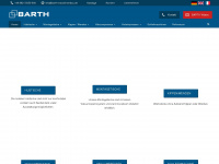barth-maschinenbau.de Webseite Vorschau