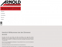 zimmerei-arnold.de Webseite Vorschau