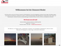 zimmerei-binder.de Webseite Vorschau
