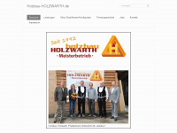 holzbau-holzwarth.de Webseite Vorschau