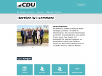 cdu-koengen.de Webseite Vorschau